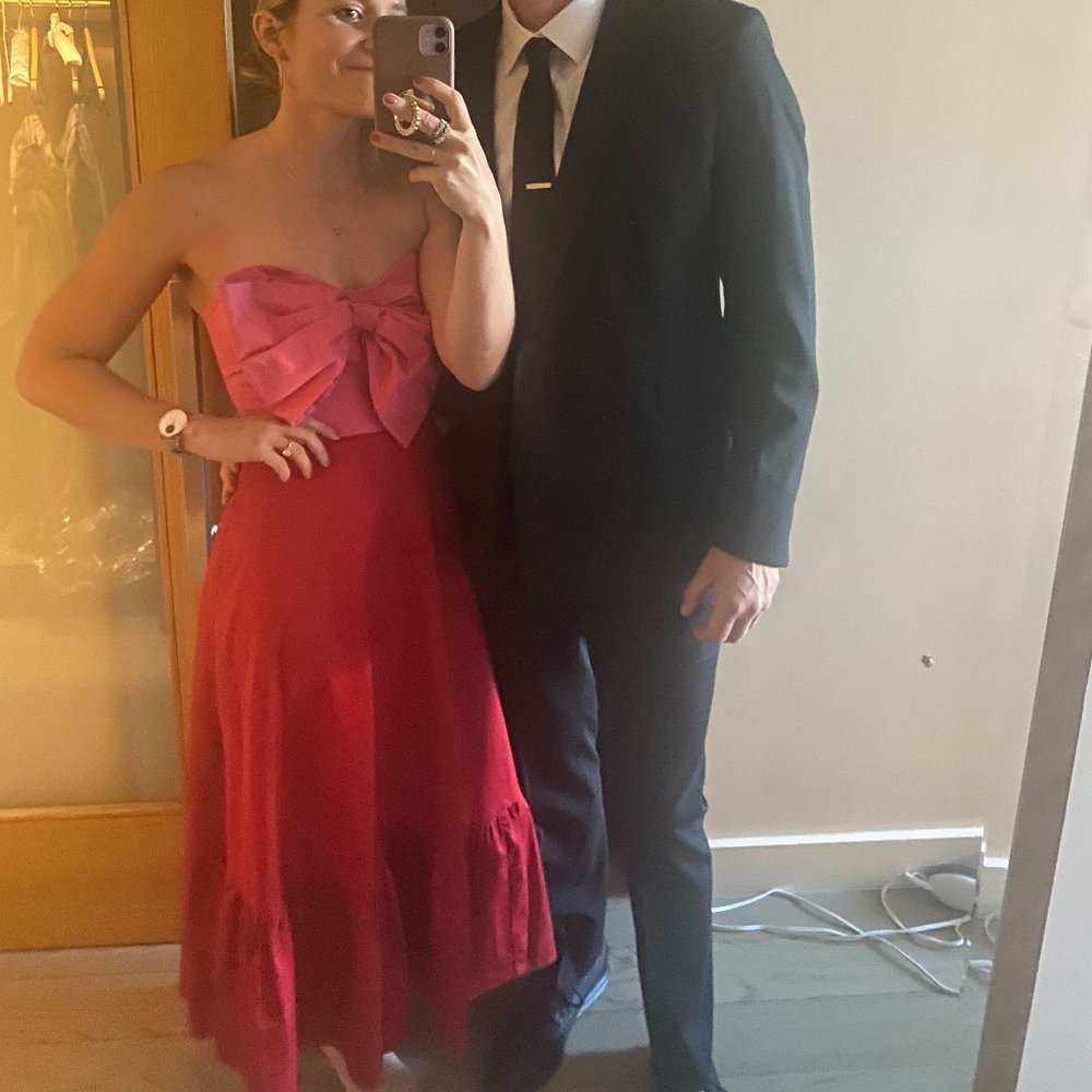 Anthropologie Hutch Bow Dress